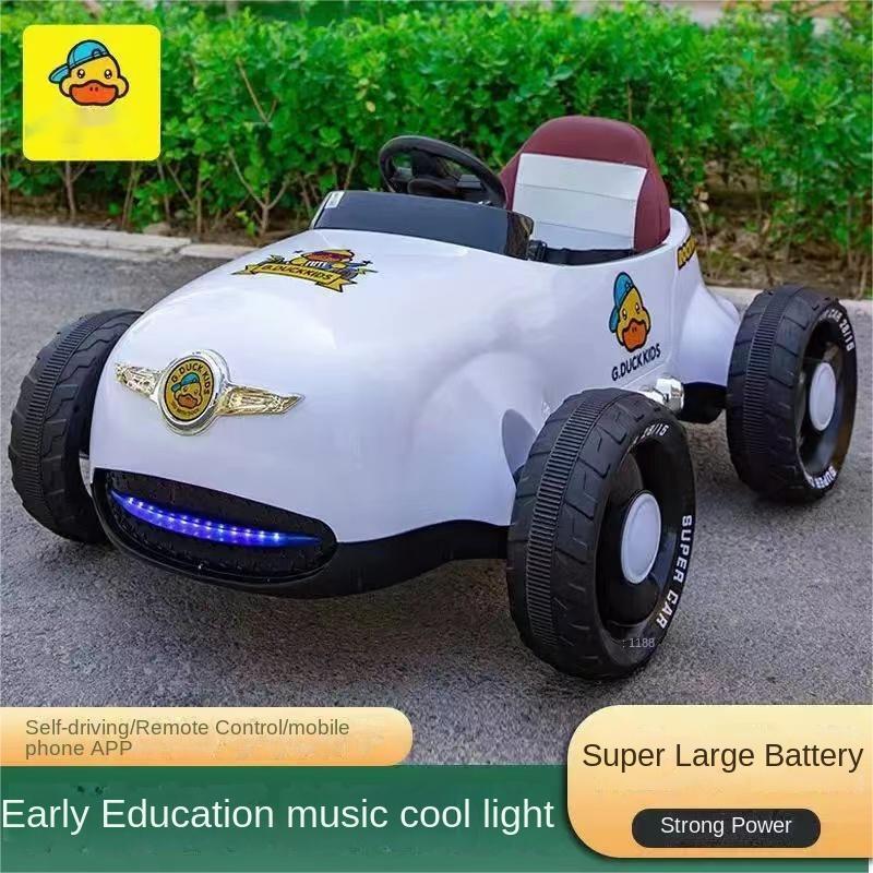 Children's electric car  four-wheel  two wheel drive  remote control battery  children's car, gift buggy