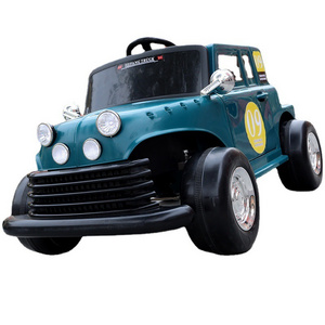 Popular children's electric car with four wheel remote control parent-child interactive toy car