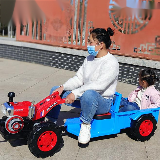 New design  fashion Electric Kids tractor ride on toys pedal tractor with body