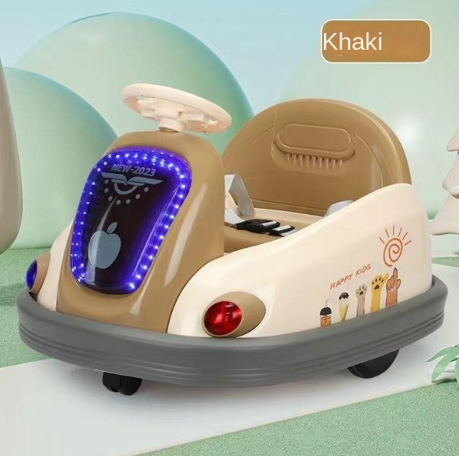 New Children's Electric Vehicle Baby Can Sit in Toy Bumper Car Indoor and outdoor rotating Kart racing