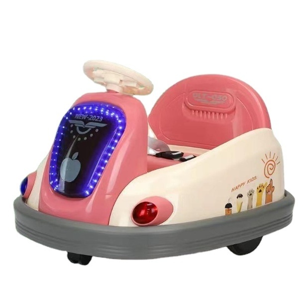 New Children's Electric Vehicle Baby Can Sit in Toy Bumper Car Indoor and outdoor rotating Kart racing