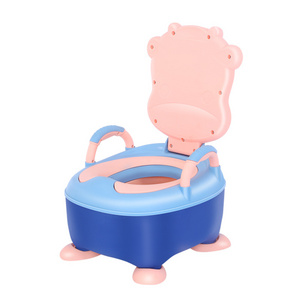 Kids Portable Toilet Urinal Baby Potties Potty Urine Toilet Training Plastic Cute Cartoon Frog Baby Training Space