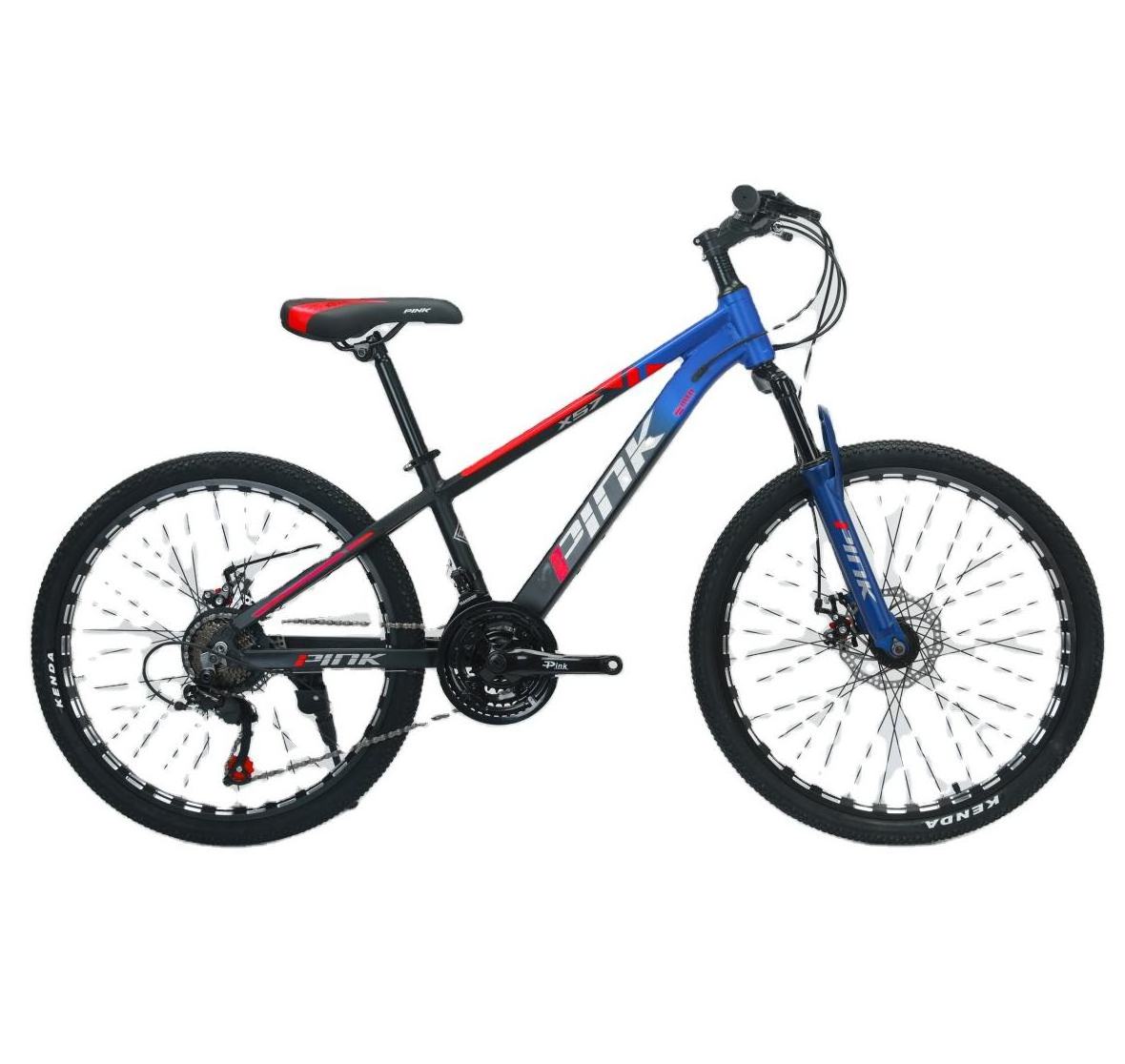 Brand New Wholesale 24/16 Mountain Bike Aluminum Alloy Adult Black Red White Blue Customizable Frame Logo