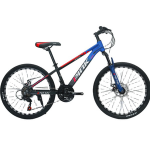 Brand New Wholesale 24/16 Mountain Bike Aluminum Alloy Adult Black Red White Blue Customizable Frame Logo