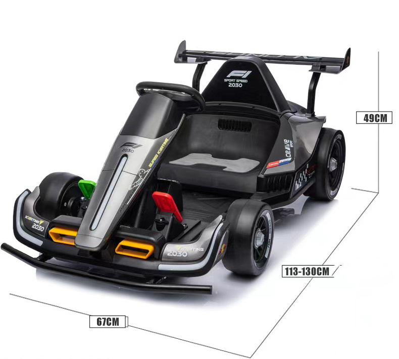 Super cool children's electric drift kart family super large car four wheel baby carriage adults can sit ride on car