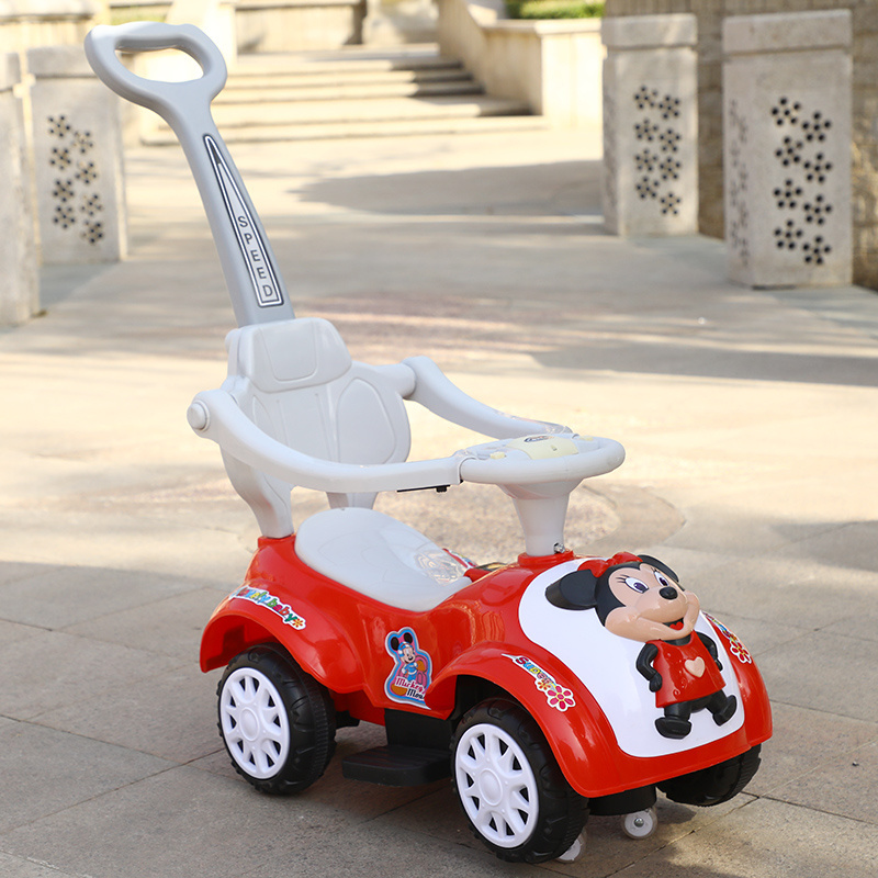 Wholesale Factory Direct Hot Selling New Style Kids Swing Car/Happy Baby Swing Car with Music and Light Equipped with push