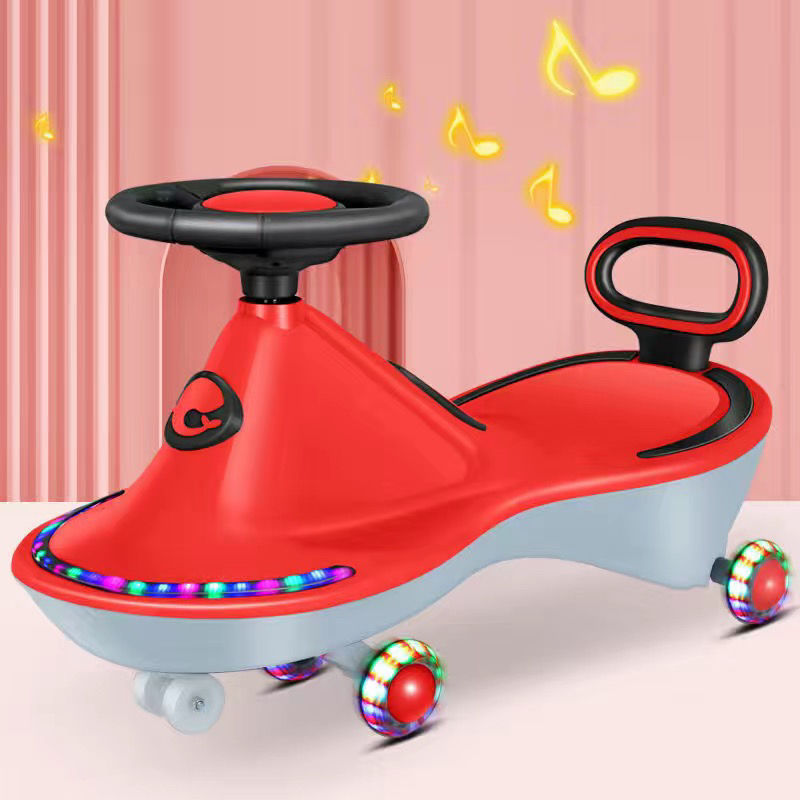 Children twist car guard A sitting toy Wobbly and slippery Adults may sit Musical scooter Universal wheel thickening block