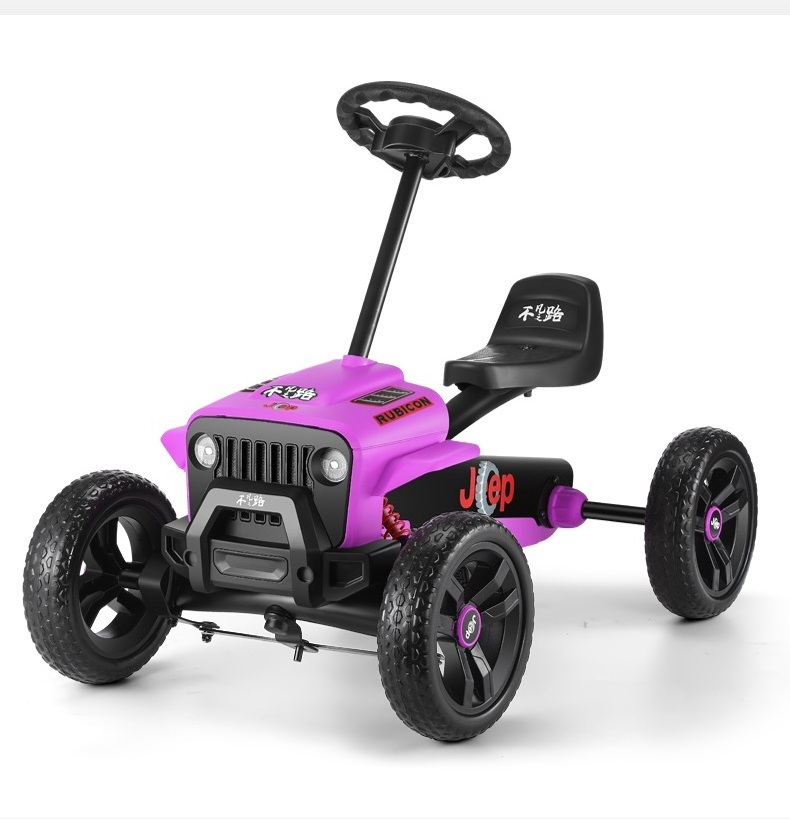 Kids' go-kart/quad bike Toy car for children ages 2 to 8 Children's feet on the kart Four wheel balance vehicle ATV