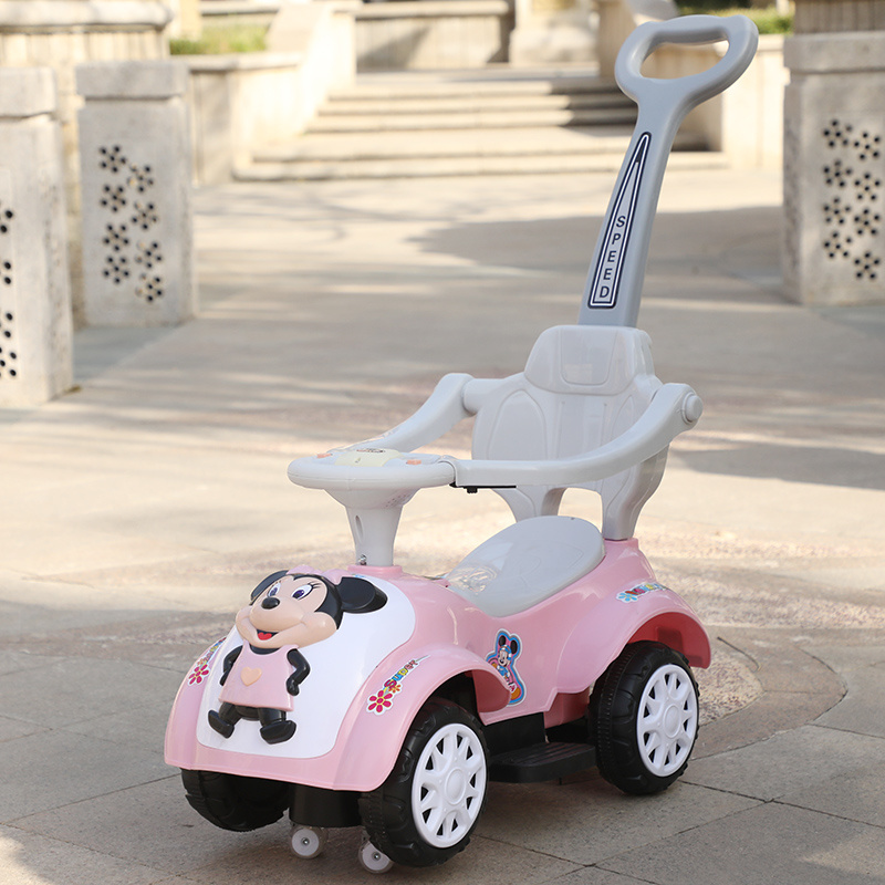 Wholesale Factory Direct Hot Selling New Style Kids Swing Car/Happy Baby Swing Car with Music and Light Equipped with push