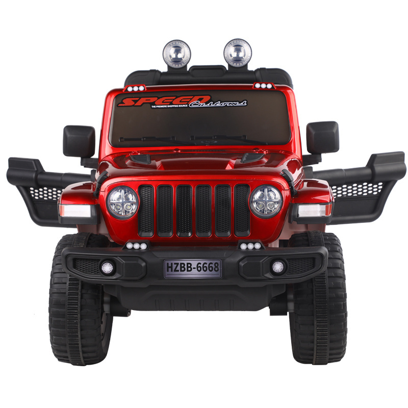 Hot-selling product simulation Jeep children's electric two-seat toy car for boys and girls