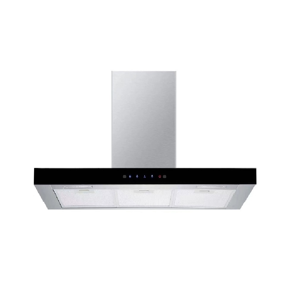 450mm Stainless Steel cover hood promotion 900mm kitchen range hood hot selling T shape chimney