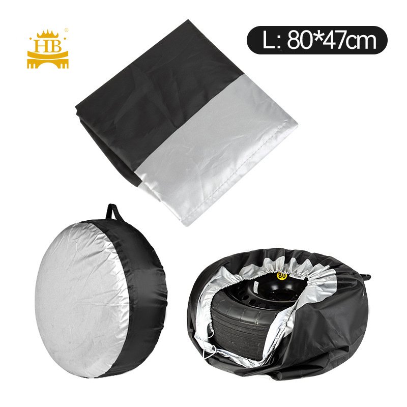 Tire Cover Bag Waterproof and Dirt Resistant Spare Tire Cover S L Size Car Tire Bag