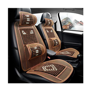 Car Seat Mat Cooling Cushion Wooden Bead Car Seat Cover Massage Seat Heated Cushion