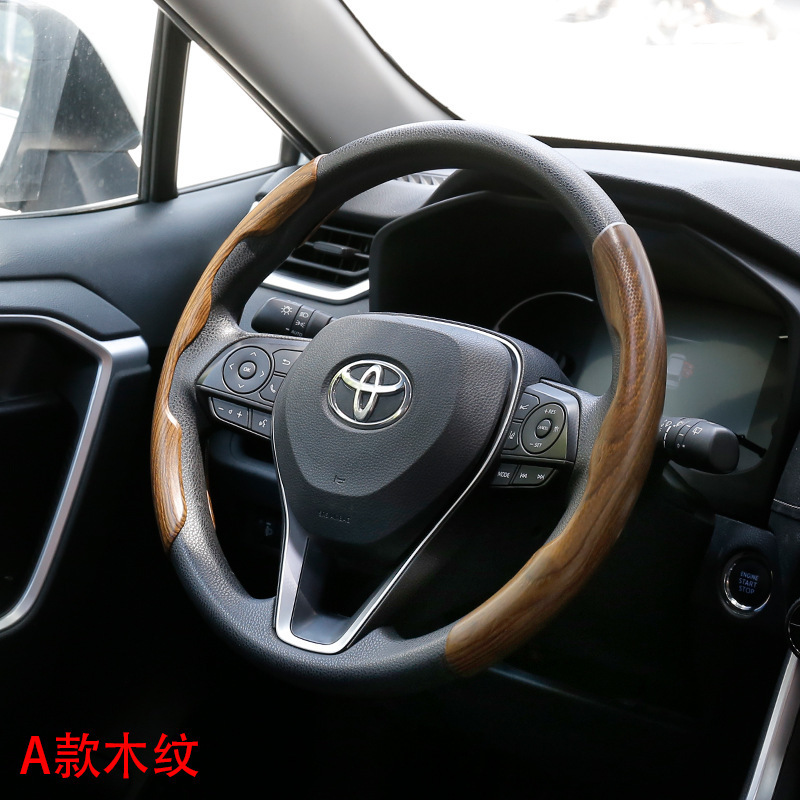 New Design car steering wheel cover  shining wooden cover steering