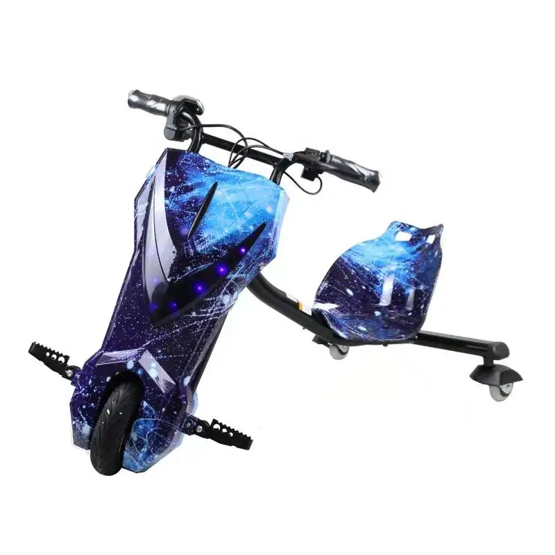 350W 360 Kids Electric bike Drift Trike 3 Wheel Mini Electric Scooter for sale