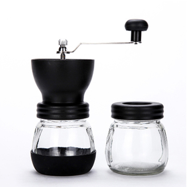 Coffee Grinder Manual Bean Coffee Grinder Mill with Ceramic Burr Hand Crank/ Handheld machine