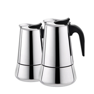 Stainless Steel Stovetop Espresso Coffee Maker 2/4/6/9 Cup moka pot coffee