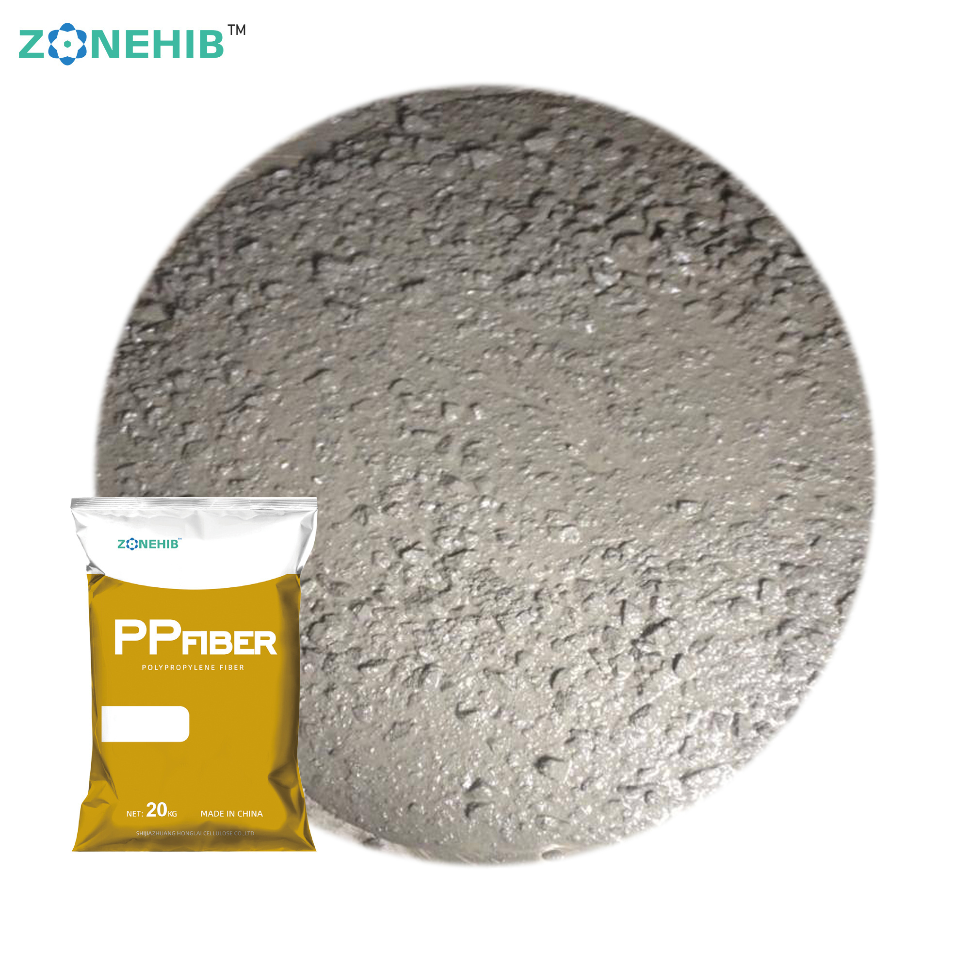 Chemical Polypropylene Fiber PP Fibers for Concrete Cement Additive ADDIT for Concrete White Silica Gel Chemical Auxiliary Agent