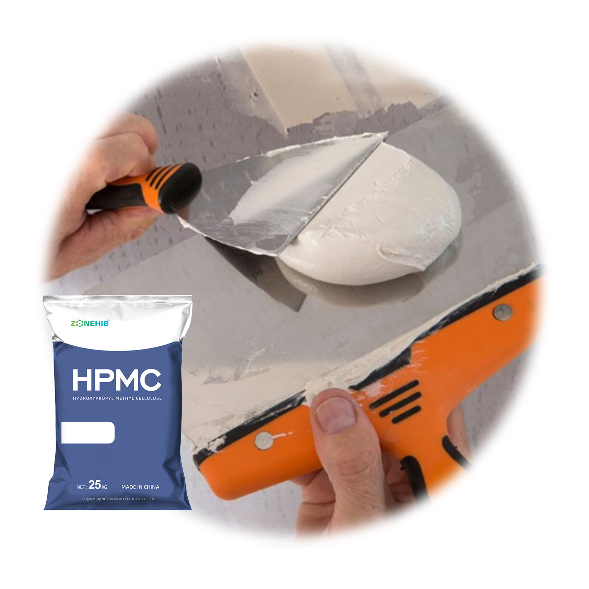 Industrial Grade  Additives Water Retaining Agent HPMC Powder For Skim Coat And Wall Putties