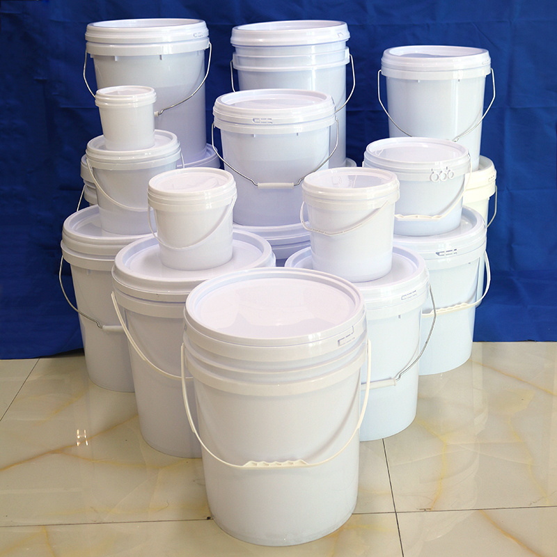 1l~30ltr circular polypropylene plastic buckte for packaging and transportation liquid or solid goods package or transportation