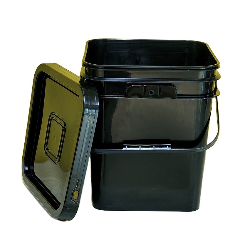 10L 20L custom Square plastic bucket Sealed plastic drum Plastic tubs for fermentation