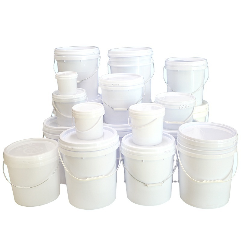 1l~30ltr circular polypropylene plastic buckte for packaging and transportation liquid or solid goods package or transportation