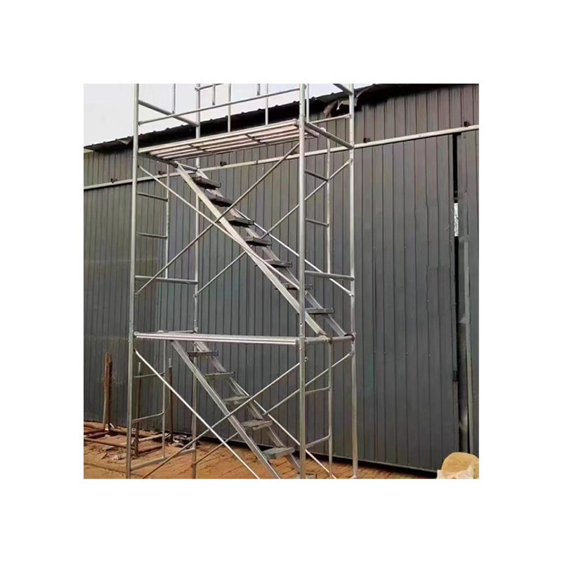 Portable Galvanized Folding Scaffolding Mobile Frame Scaffolding System for Construction