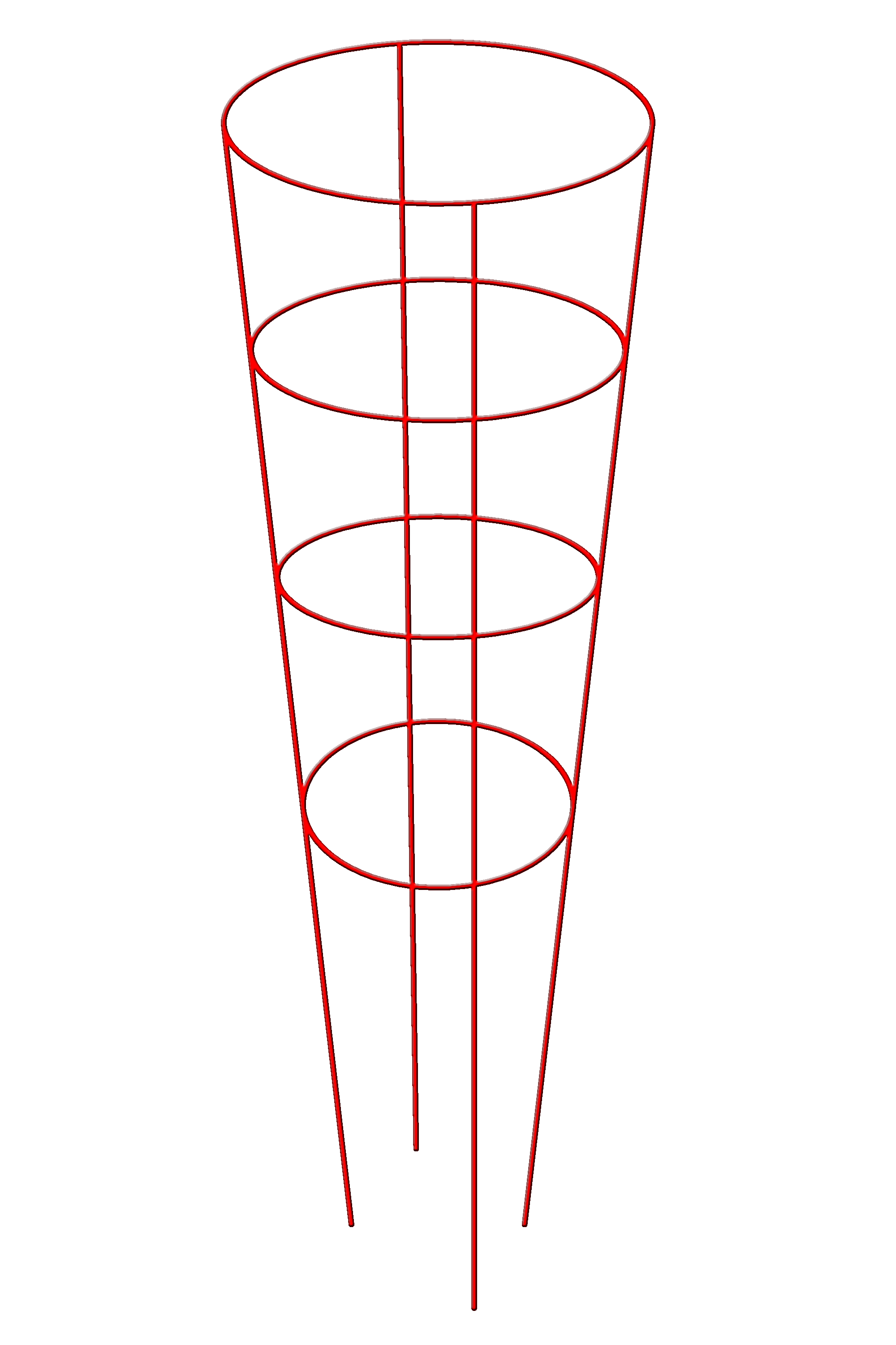 Garden trellis Ring Tomato Cage /Plant Support Steel Cage