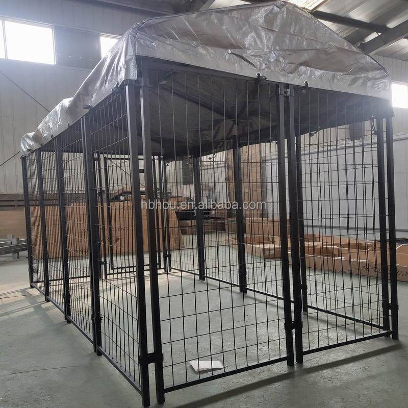 Heavy Duty Modular 6x10 Large Galvanized Outdoor Dog Kennels Metal Dog Run Dog Kennel