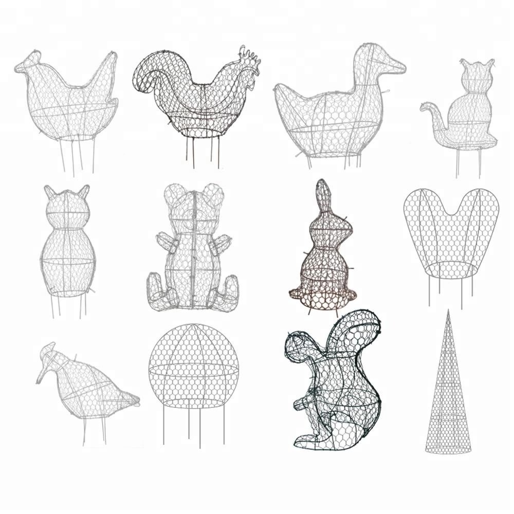 All kinds of animals Gardening Decoration Metal Topiary Frame/wire frame topiary/Topiary Shapes Gardening Decoration Metal