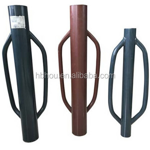 Metal powder coated hand fence post driver