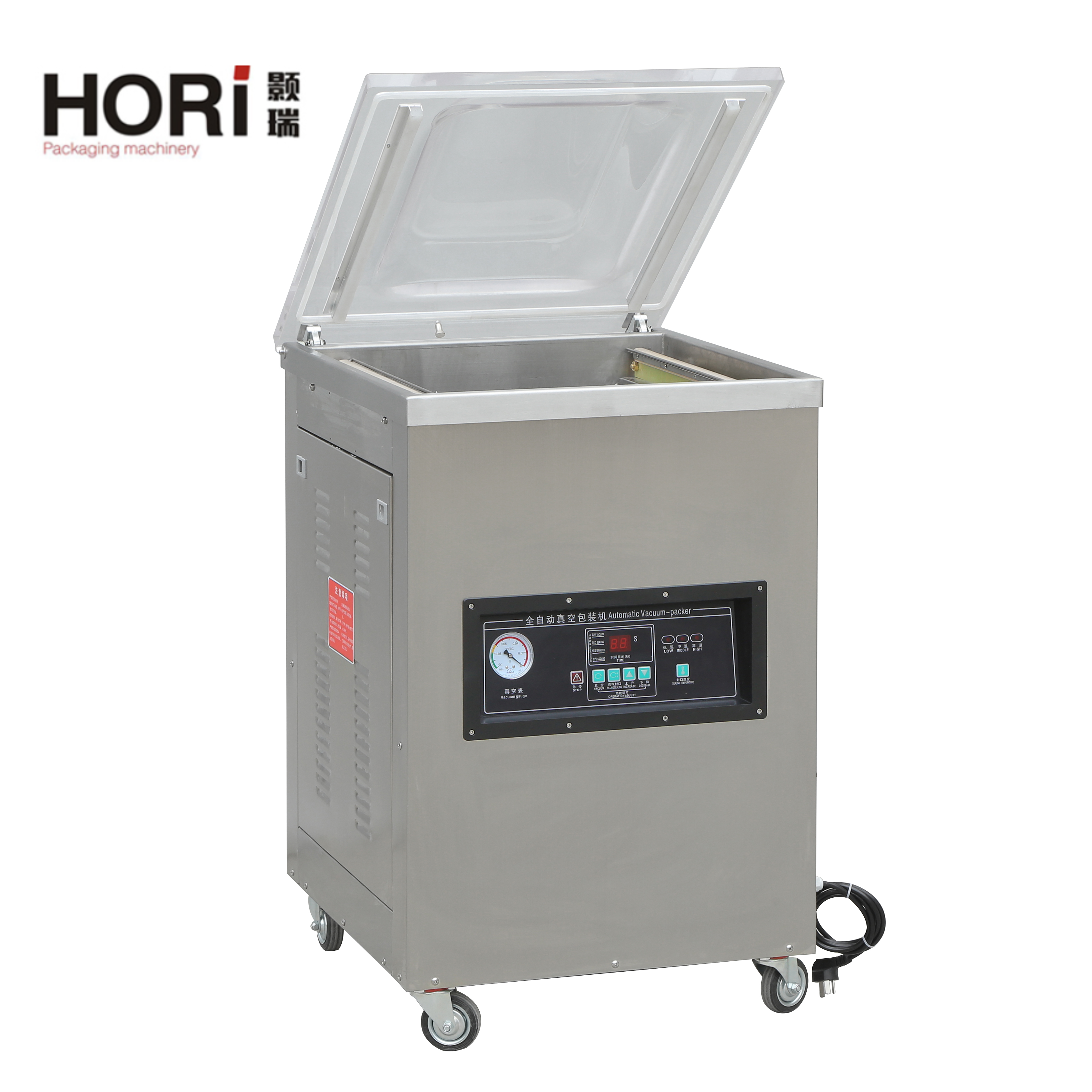 DZ-600/2E Deepen Chamber 200mm Vacuum Packing Machine For Beef and Plastic Bag Dry Fish Food Vacuum Machine