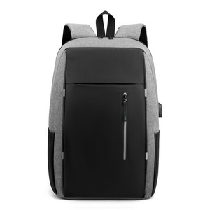 Large capacity fashion travel waterproof business anti-theft laptop backpack combination lock with USB for men and teens