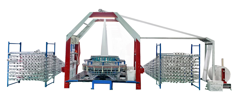 Zhejiang high speed cement pp rice sack bag production line rice 50kg hdpe woven polypropylene bag making machine for tile bond