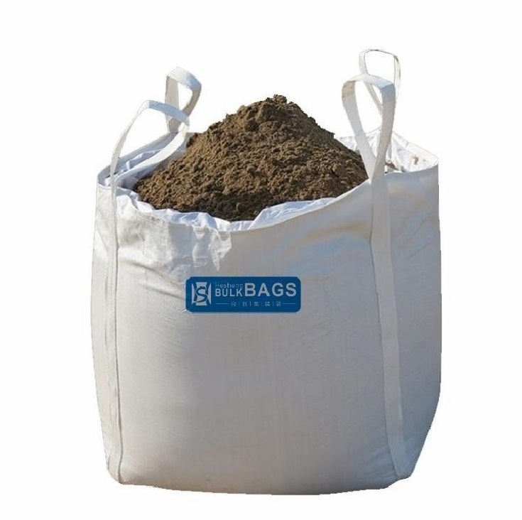 Hesheng PP woven Jumbo 1 ton big bags 1000kg fabric FIBC bag bulk  1.5 ton 1500kg  bulk Jumbo Bag