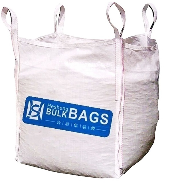 HESHENG  Tubular Type c 90x90x120cm Fibc 500kgs One Tonne Polypropylene Fibc Bulk Bag Fibc Bags Manufacturer