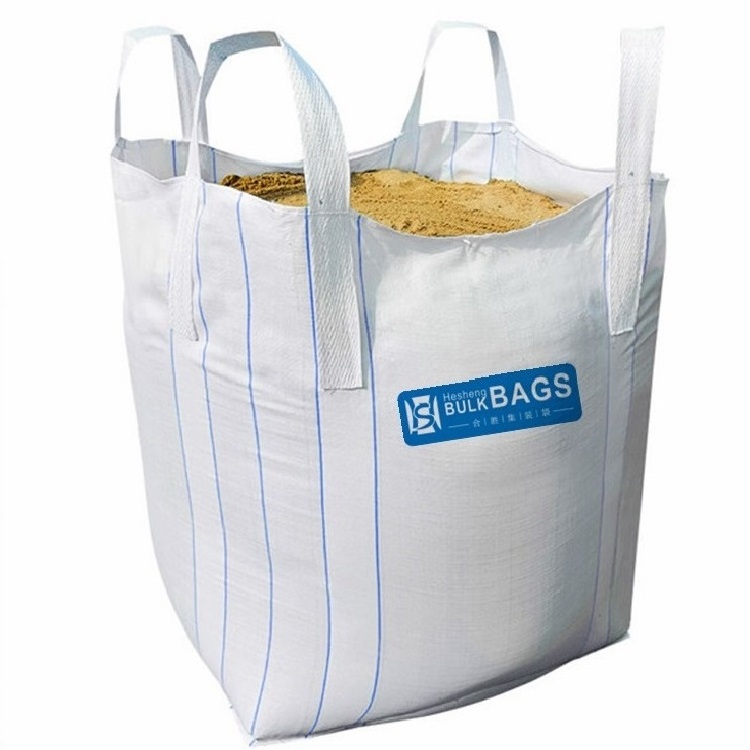 1000 kg jumbo bag 2 ton fibc bag jumbo the soft container 1.5 ton big bags with top and bottom