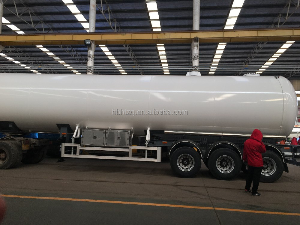 Manufacturer direct sell cooking gas pressure tank LPG storage tanker truck semitrailer with tractor