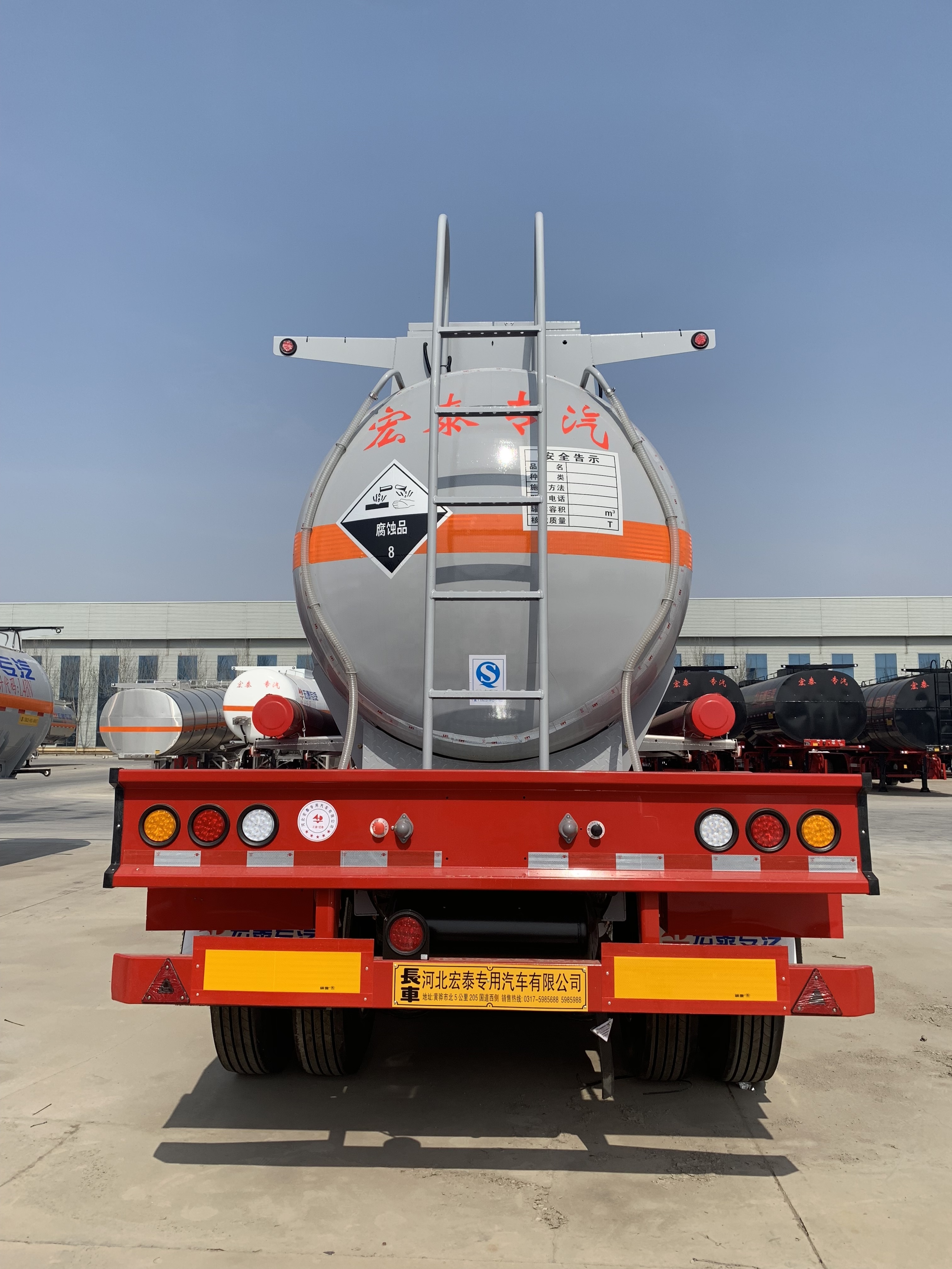 18CBM Acid Tank Truck for sulphuric acid, hydrochloric acid ,sodium hydroxide