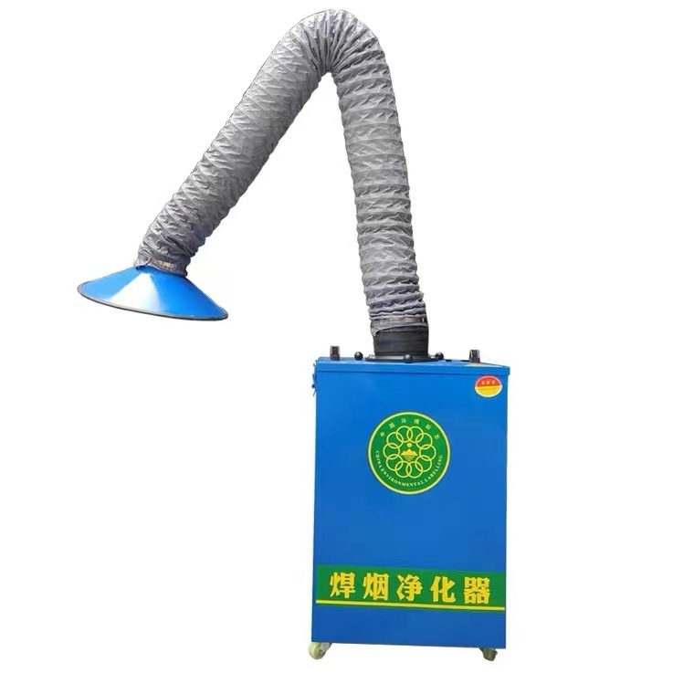 Mobile Welding Fume Extractor Smoke Purifier With Control System