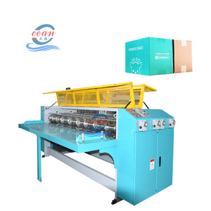 paper separating and line pressing machine /partition paper and creasing machine /corrugated cardboard packaging machine