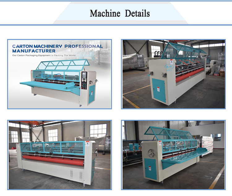 corrugated carton box slitter scorer machine for cardboard cutting machine