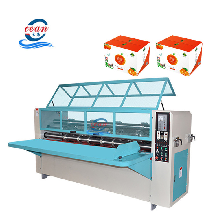 corrugated carton box slitter scorer machine for cardboard cutting machine