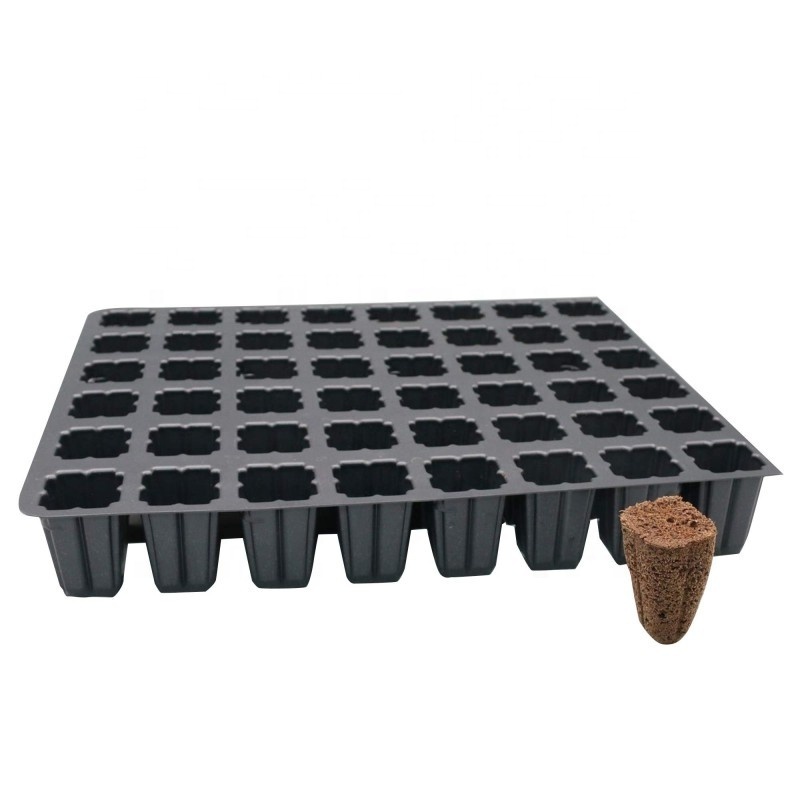 Hot Selling Reusable PS Plastic Seed Germination Tray 50, 72, 128, 200 Cells Seedling Plug Trays Seed Starting and Propagation