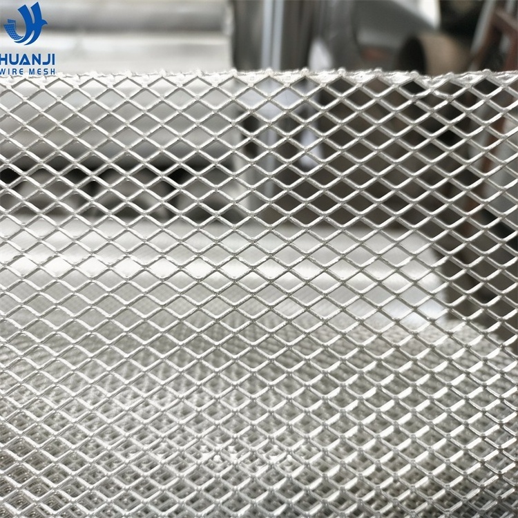 Diamond Shape Galvanized Stainless Steel Aluminum Wire Mesh PVC Coating Steel Net Expanded Metal Mesh Gutter Guard Filter Price