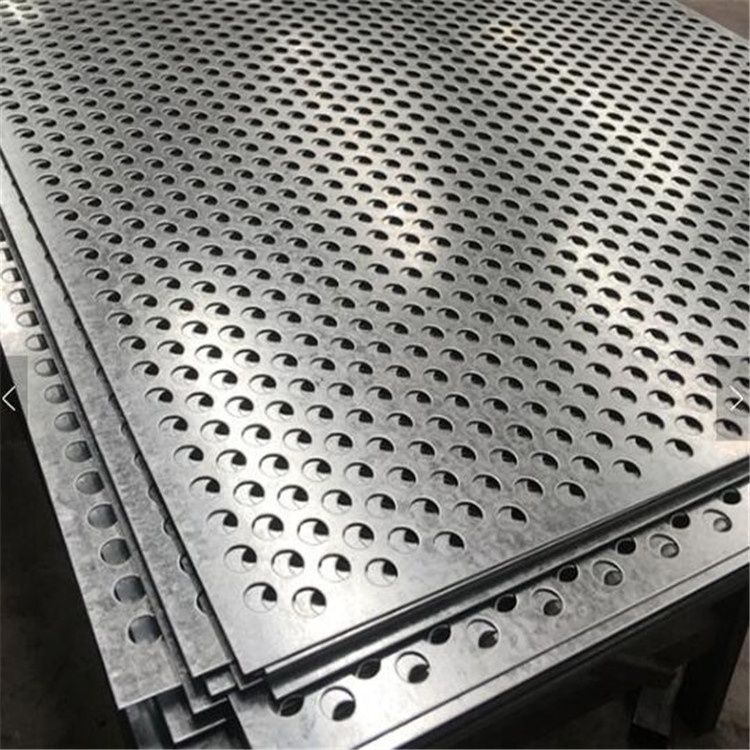 Aluminum /Stainless Steel 304 316 Micron Decorative Round Hole Perforated Metal Sheet  Punched Metal Mesh Plate