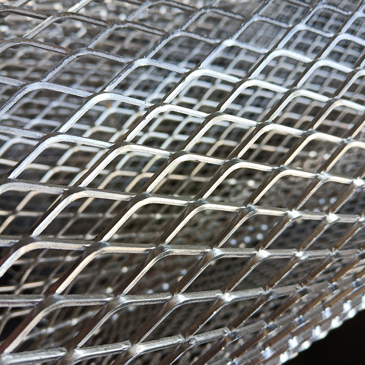 Buy Low Carbon Steel Powder Coated Expanded Metal Mesh For Trailer Flooring