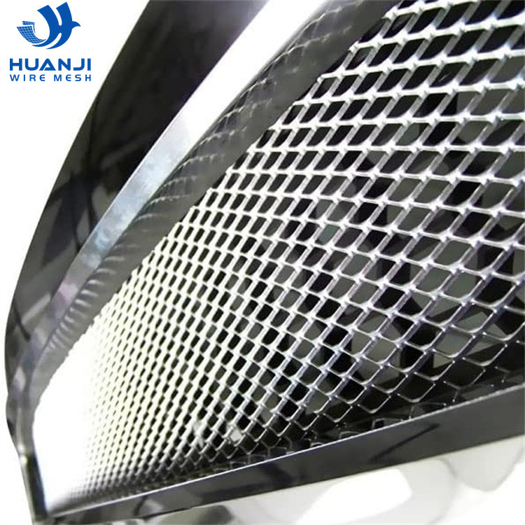 Auto Front Aluminum Black Diamond Expanded Metal Wire Mesh/ Car Grill Mesh