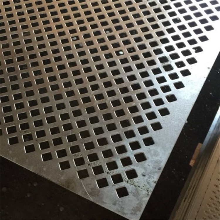 Aluminum /Stainless Steel 304 316 Micron Decorative Round Hole Perforated Metal Sheet  Punched Metal Mesh Plate