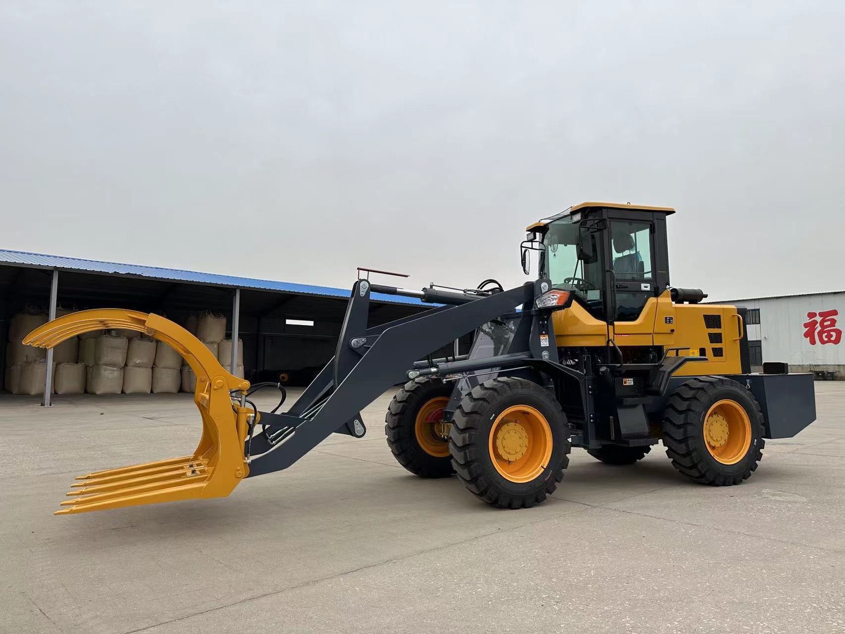 Fast delivery 1 2 3 4 5 ton chinese wheel loader ZL26 Earth-moving Machinery bell cane loader